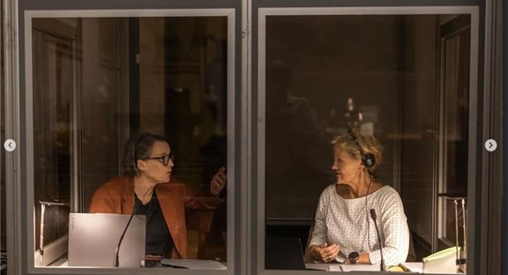 SimNet på plass når Annie Ernaux gjester Litteraturhuset